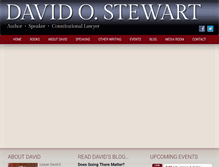 Tablet Screenshot of davidostewart.com